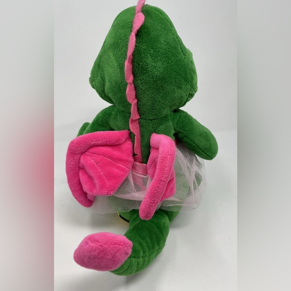 Lego Land Olivia Plush Green Dragon Alligator Pink Tutu Ballet Skirt 10” - Picture 3 of 4